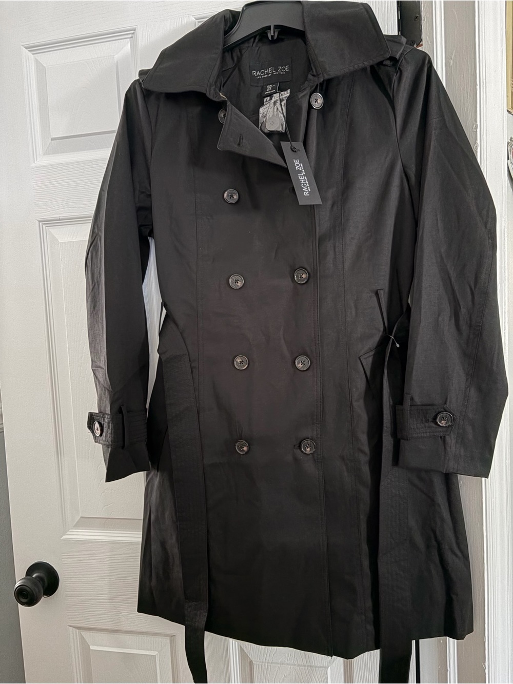 Rachel Zoe Black Trench Coat